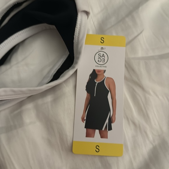 SAGE Ladies' Active Dress with Shorts Black - Picture 6 of 7